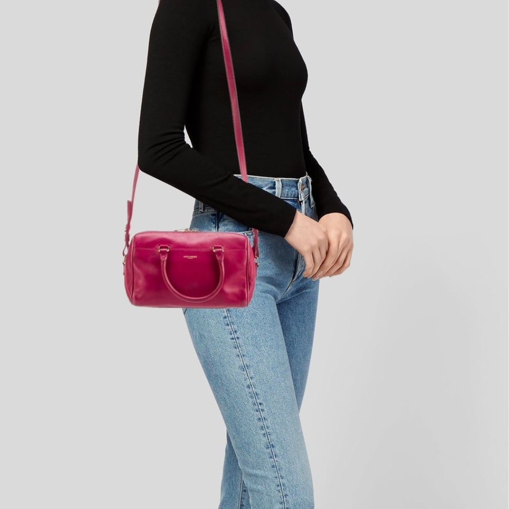 Saint Laurent Pink Mini Duffel Bag - Picture 3 of 14